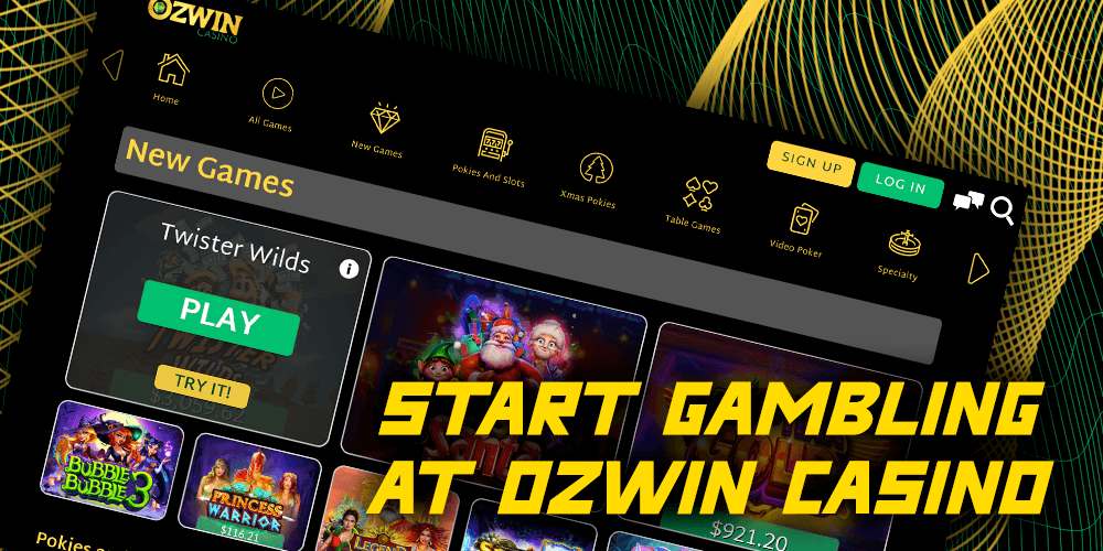 Start Gambling at Ozwin Casino