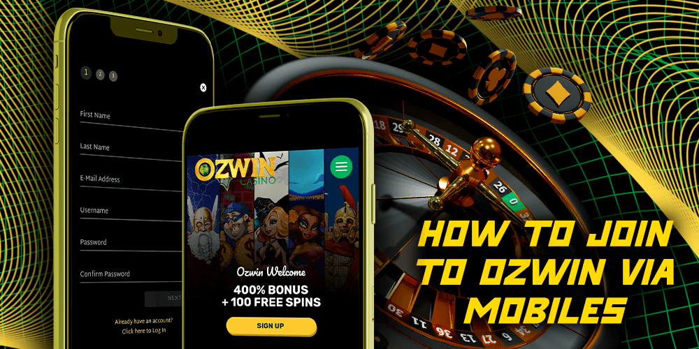 How to join Ozwin via mobiles