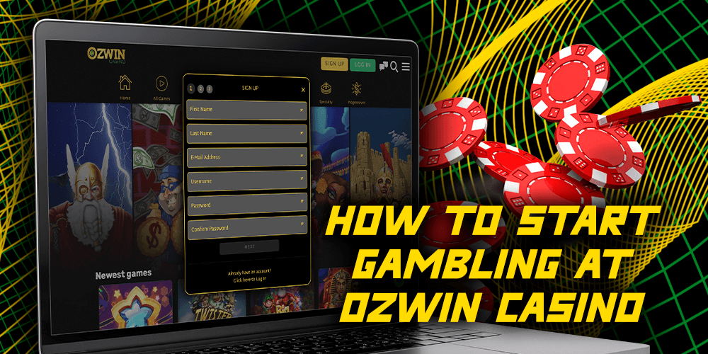 How to start gambling at Ozwin Casino
