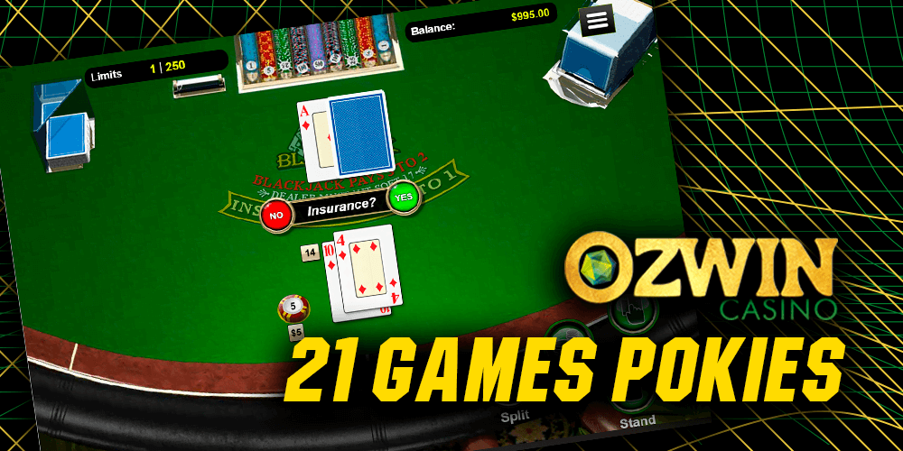 21 games pokies at Ozwin Casino