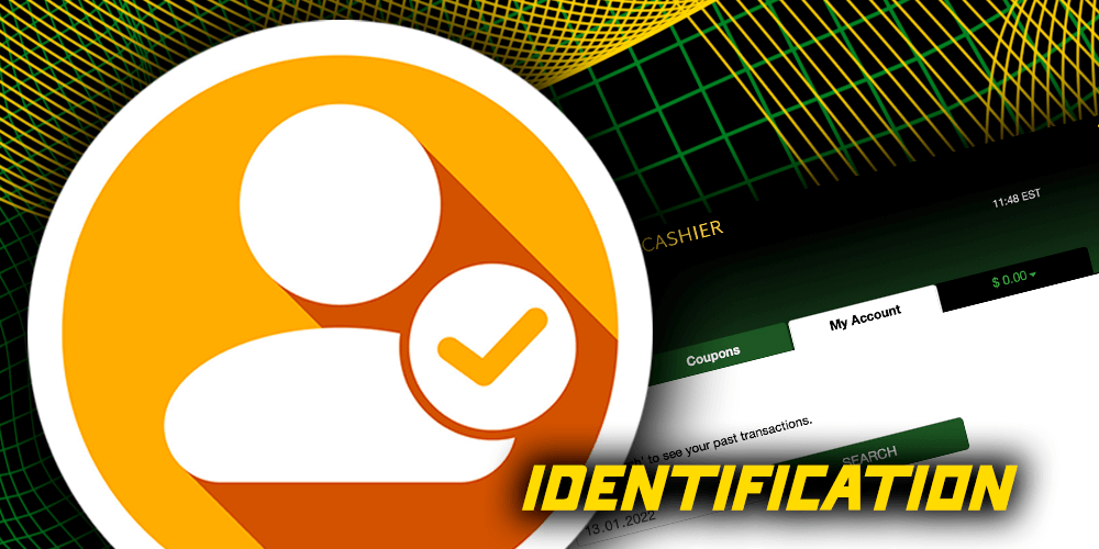 Identification account at Ozwin Casino