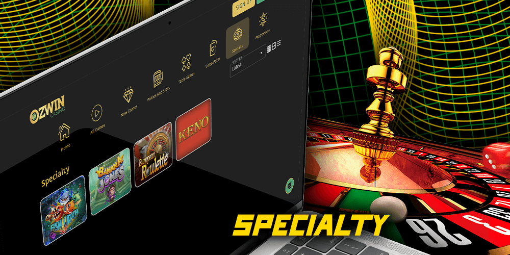 Speciality games at Ozwin Casino