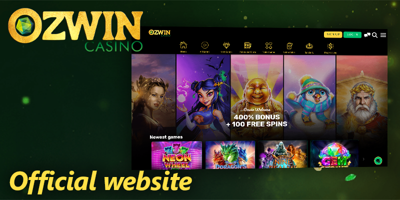 Ozwin casino official website